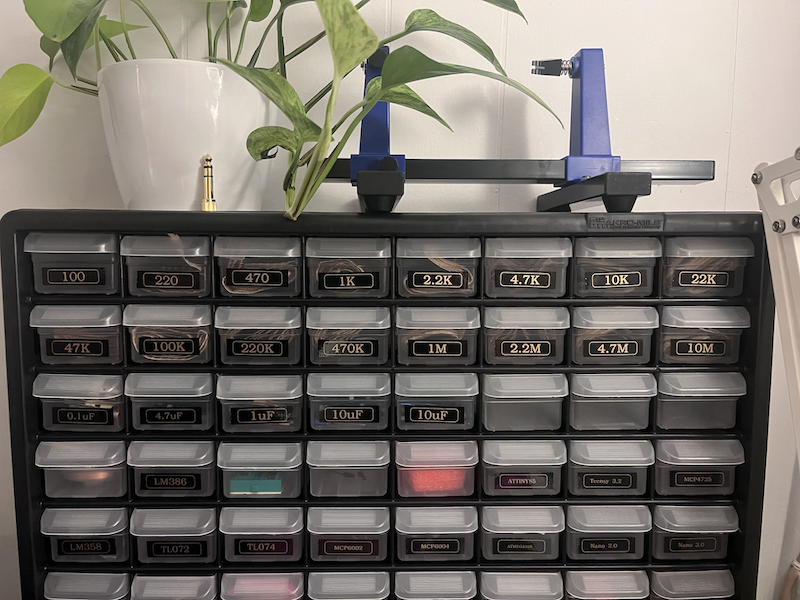 Photo of Electronics Workbench & Organizer